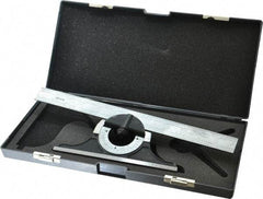 SPI - 12 Inch Long Blade, 180° Max Measurement, Bevel Protractor - Americas Industrial Supply