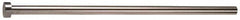 Gibraltar - 3.2mm Pin Diam, 6mm Head Diam x 3mm Head Height, 400mm OAL, Straight Ejector Pin - Steel, 397mm Pin Length - Americas Industrial Supply