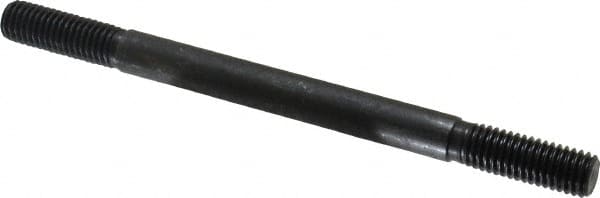 Gibraltar - 1/2-13 7" OAL Equal Double Threaded Stud - Alloy Steel, Black Oxide Finish, 1-1/2" Equal Thread Length - Americas Industrial Supply