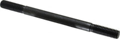 Gibraltar - 1/2-13 7" OAL Equal Double Threaded Stud - Alloy Steel, Black Oxide Finish, 1-1/2" Equal Thread Length - Americas Industrial Supply
