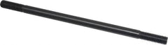 Gibraltar - 1/2-13 10" OAL Equal Double Threaded Stud - Alloy Steel, Black Oxide Finish, 1-1/2" Equal Thread Length - Americas Industrial Supply