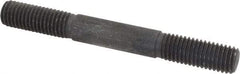 Gibraltar - 5/8-11 5-1/2" OAL Equal Double Threaded Stud - Alloy Steel, Black Oxide Finish, 1-3/4" Equal Thread Length - Americas Industrial Supply