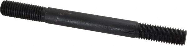 Gibraltar - 5/8-11 7" OAL Equal Double Threaded Stud - Alloy Steel, Black Oxide Finish, 1-3/4" Equal Thread Length - Americas Industrial Supply