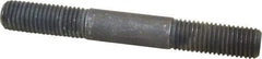 Gibraltar - 3/4-10 6" OAL Equal Double Threaded Stud - Alloy Steel, Black Oxide Finish, 2" Equal Thread Length - Americas Industrial Supply