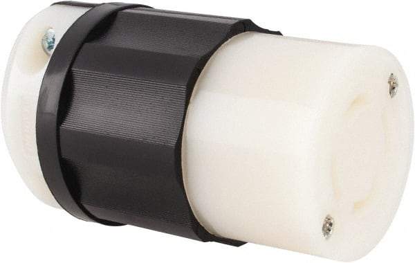 Leviton - 120/208 VAC, 30 Amp, NonNEMA Configuration, Industrial Grade, Self Grounding Connector - 3 Phase, 4 Poles, 0.595 to 1.15 Inch Cord Diameter - Americas Industrial Supply