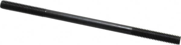 Gibraltar - M8x1.25 150mm OAL Equal Double Threaded Stud - Alloy Steel, Black Oxide Finish, 35mm Equal Thread Length, Metric - Americas Industrial Supply