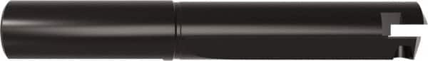 Allied Machine and Engineering - Series F, 3 to 3-7/8" Diam, 2" Diam Straight Shank, Straight Flute Spade Drill - 11-1/2" Max Depth, 12-3/4" Body Length, 15-1/2" OAL, Standard Length, Through Coolant - Americas Industrial Supply