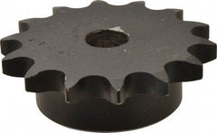 Browning - 14 Teeth, 5/8" Chain Pitch, Chain Size 50, Min Plain Bore Sprocket - 5/8" Bore Diam, 2.809" Pitch Diam, 3.11" Outside Diam - Americas Industrial Supply