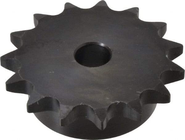 Browning - 15 Teeth, 5/8" Chain Pitch, Chain Size 50, Min Plain Bore Sprocket - 5/8" Bore Diam, 3" Pitch Diam, 3.32" Outside Diam - Americas Industrial Supply