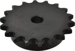 Browning - 18 Teeth, 5/8" Chain Pitch, Chain Size 50, Min Plain Bore Sprocket - 5/8" Bore Diam, 3.599" Pitch Diam, 3.92" Outside Diam - Americas Industrial Supply