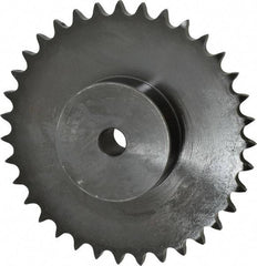 Browning - 35 Teeth, 5/8" Chain Pitch, Chain Size 50, Min Plain Bore Sprocket - 3/4" Bore Diam, 6.972" Pitch Diam, 7.32" Outside Diam - Americas Industrial Supply