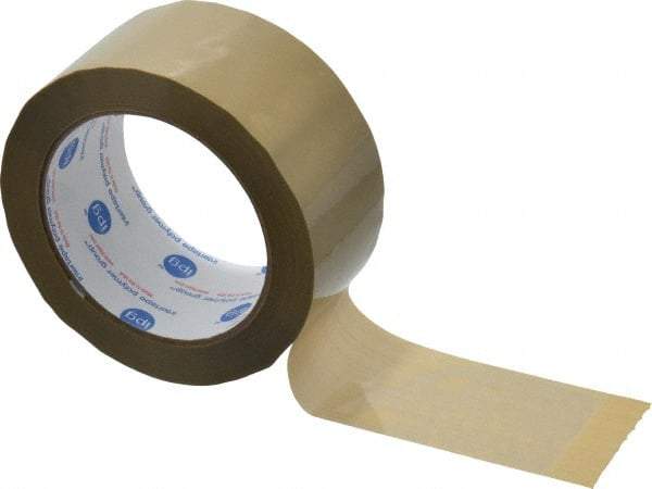 Intertape - 2" x 60 Yd Natural (Color) Rubber Adhesive Sealing Tape - Polypropylene Film Backing, 3 mil Thick, 32 Lb Tensile Strength, Series 1100 - Americas Industrial Supply