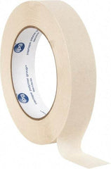 Intertape - 1" Wide x 60 Yd Long Tan Paper Masking Tape - Series 513, 5 mil Thick, 19 In/Lb Tensile Strength - Americas Industrial Supply