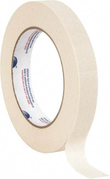 Intertape - 3/4" Wide x 60 Yd Long Tan Paper Masking Tape - Series 513, 5 mil Thick, 19 In/Lb Tensile Strength - Americas Industrial Supply