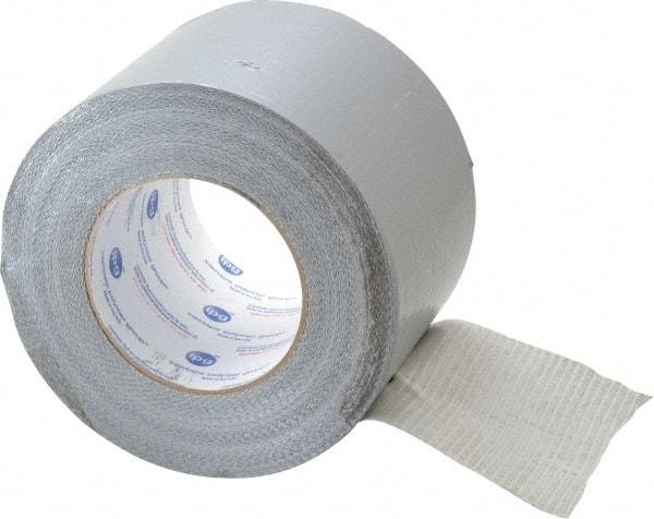 Intertape - 4" x 55m Silver Duct Tape - 9 mil, Rubber Adhesive, Polyethylene Cloth Backing, 18 Lb/ln Tensile Strength, 32°F to 160°F, Series AC20 - Americas Industrial Supply