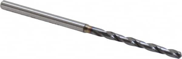 OSG - #38 130° Powdered Metal Jobber Drill - V Finish, Right Hand Cut, Spiral Flute, Straight Shank, 62mm OAL, Standard Point - Americas Industrial Supply