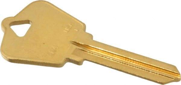 Made in USA - Arrow Key Blank - Brass - Americas Industrial Supply