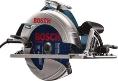 Bosch - 15 Amps, 7-1/4" Blade Diam, 5,600 RPM, Electric Circular Saw - 7-1/4" Arbor Hole, Left Blade - Americas Industrial Supply