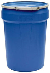 Eagle - 30 Gallon Capacity, Metal Lever Lock, Blue Lab Pack - 5 Gallon Container, Polyethylene, 396 Lb. Capacity, UN 1H2/X120/S; UN 1H2/Y180/S Listing - Americas Industrial Supply