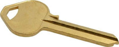 Made in USA - Russwin Key Blank - Brass - Americas Industrial Supply