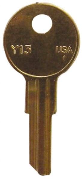 Made in USA - Yale Key Blank - Brass - Americas Industrial Supply
