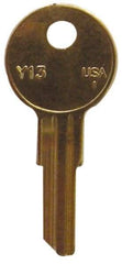 Made in USA - Yale Key Blank - Brass - Americas Industrial Supply