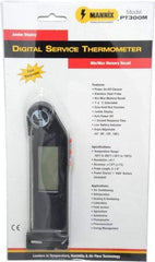 General - -58 to 302°F Pocket Digital Thermometer - LCD Display, Stainless Steel Probe Sensor, Battery Power - Americas Industrial Supply