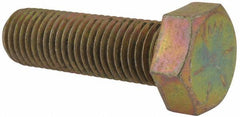 Made in USA - 1-8 UNC, 3-1/4" Length Under Head Hex Head Cap Screw - Americas Industrial Supply