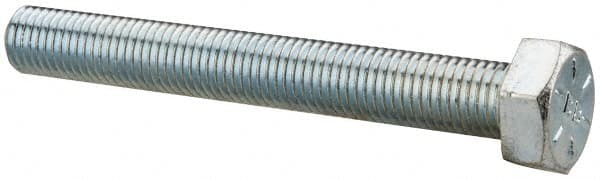 Made in USA - 5/16-24 UNF, 2-1/2" Length Under Head Hex Head Cap Screw - Americas Industrial Supply