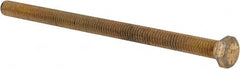 Made in USA - 3/8-16 UNC, 6" Length Under Head Hex Head Cap Screw - Americas Industrial Supply