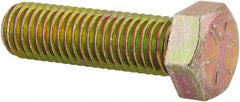 Made in USA - 9/16-12 UNC, 2" Length Under Head Hex Head Cap Screw - Americas Industrial Supply