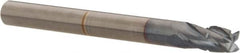 Hertel - 3/16" Diam, 3/8" LOC, 4 Flute Solid Carbide Roughing Square End Mill - TiCN Finish, 2" OAL, 3/16" Shank Diam, Single End, Centercutting - Americas Industrial Supply