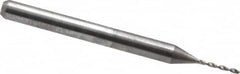 Hertel - 1/32", 130° Drill Point, 1/8" Shank Diam, Fast Spiral Circuit Board Drill Bit - Americas Industrial Supply