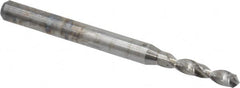 Hertel - #43, 130° Drill Point, 1/8" Shank Diam, Fast Spiral Circuit Board Drill Bit - Americas Industrial Supply