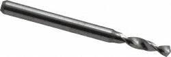 Hertel - #38, 130° Drill Point, 1/8" Shank Diam, Fast Spiral Circuit Board Drill Bit - Americas Industrial Supply