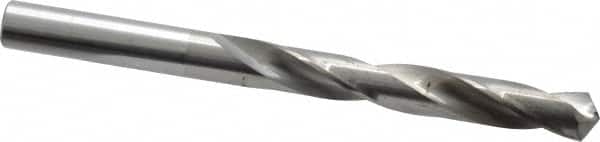 Hertel - 8.5mm 118° Solid Carbide Jobber Drill - Bright Finish, Right Hand Cut, Spiral Flute, Straight Shank, 4" OAL, Standard Point - Americas Industrial Supply