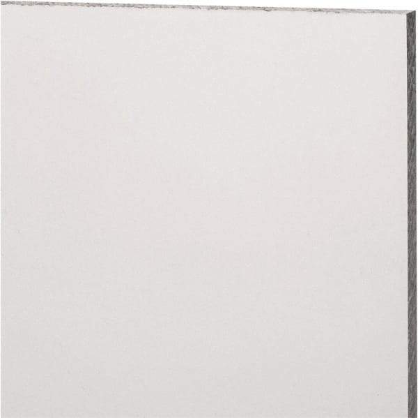 Made in USA - 6mm Thick x 12" Wide x 1' Long, Acrylic Sheet - Clear, Static Dissipative Grade - Americas Industrial Supply
