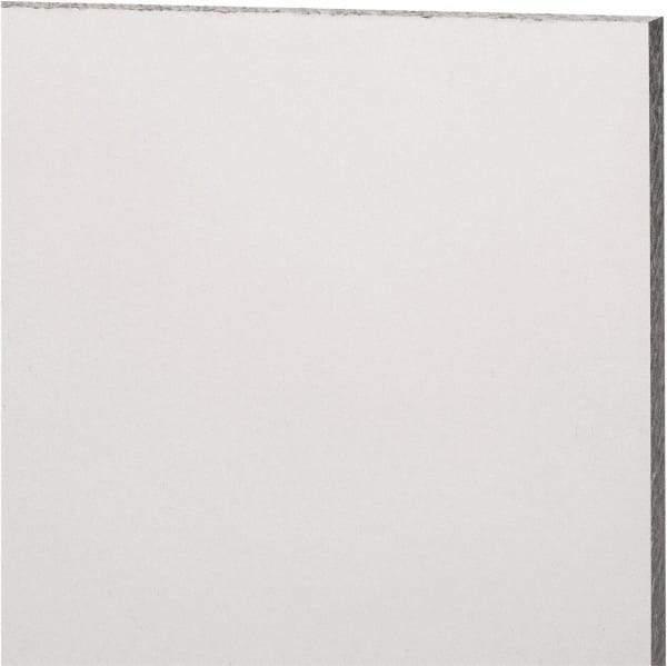 Made in USA - 6mm Thick x 12" Wide x 2' Long, Acrylic Sheet - Clear, Static Dissipative Grade - Americas Industrial Supply