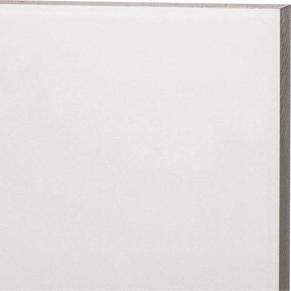 Made in USA - 12mm Thick x 12" Wide x 2' Long, Acrylic Sheet - Clear, Static Dissipative Grade - Americas Industrial Supply