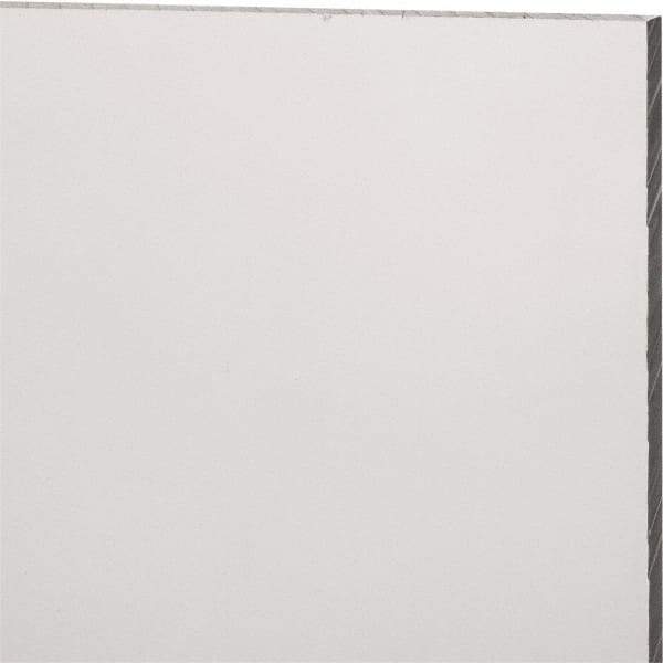 Made in USA - 6mm Thick x 12" Wide x 1' Long, Polycarbonate Sheet - Clear, Static Dissipative Grade - Americas Industrial Supply