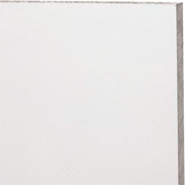 Made in USA - 3/8" Thick x 24" Wide x 4' Long, Polycarbonate Sheet - Clear, Static Dissipative Grade - Americas Industrial Supply