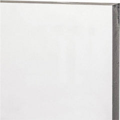Made in USA - 1/2" Thick x 12" Wide x 1' Long, Polycarbonate Sheet - Clear, Static Dissipative Grade - Americas Industrial Supply