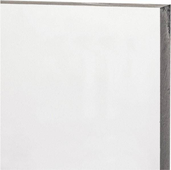 Made in USA - 1/2" Thick x 24" Wide x 4' Long, Polycarbonate Sheet - Clear, Static Dissipative Grade - Americas Industrial Supply