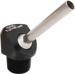 QPM Products - 5/16" Hose Inside Diam, Coolant Hose Nozzle - NPT, for Use with CNC Lathes - Americas Industrial Supply