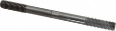 Gibraltar - 5/8-11 8" OAL Equal Double Threaded Stud - Alloy Steel, Black Oxide Finish, 1-3/4" Equal Thread Length - Americas Industrial Supply