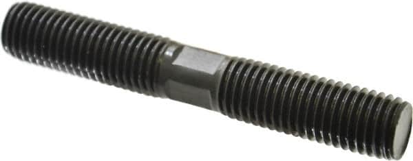 Gibraltar - 3/4-10 5" OAL Equal Double Threaded Stud - Alloy Steel, Black Oxide Finish, 2" Equal Thread Length - Americas Industrial Supply