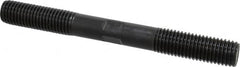 Gibraltar - 3/4-10 7" OAL Equal Double Threaded Stud - Alloy Steel, Black Oxide Finish, 2" Equal Thread Length - Americas Industrial Supply