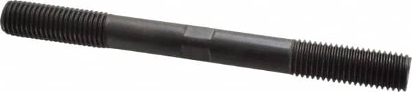 Gibraltar - 3/4-10 8" OAL Equal Double Threaded Stud - Alloy Steel, Black Oxide Finish, 2" Equal Thread Length - Americas Industrial Supply