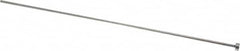 Gibraltar - 3/32" Pin Diam, 1/4" Head Diam x 1/8" Head Height, 8" OAL, Straight Ejector Pin - Steel, 7-7/8" Pin Length - Americas Industrial Supply