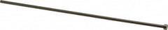 Gibraltar - 9/64" Pin Diam, 1/4" Head Diam x 1/8" Head Height, 8" OAL, Straight Ejector Pin - Steel, 7-7/8" Pin Length - Americas Industrial Supply